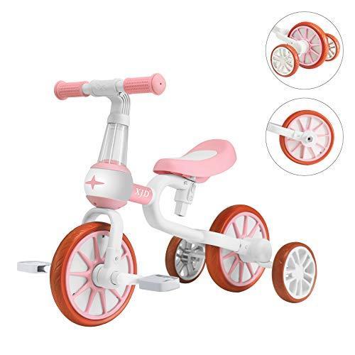 最新人気 Xjd 三輪車 二輪車 子供 幼児用 自転車 バランスバイク 3in1 キッズバイク 1 5歳に向け 多機能 ペダルなし自転 爆売り Turningheadskennel Com