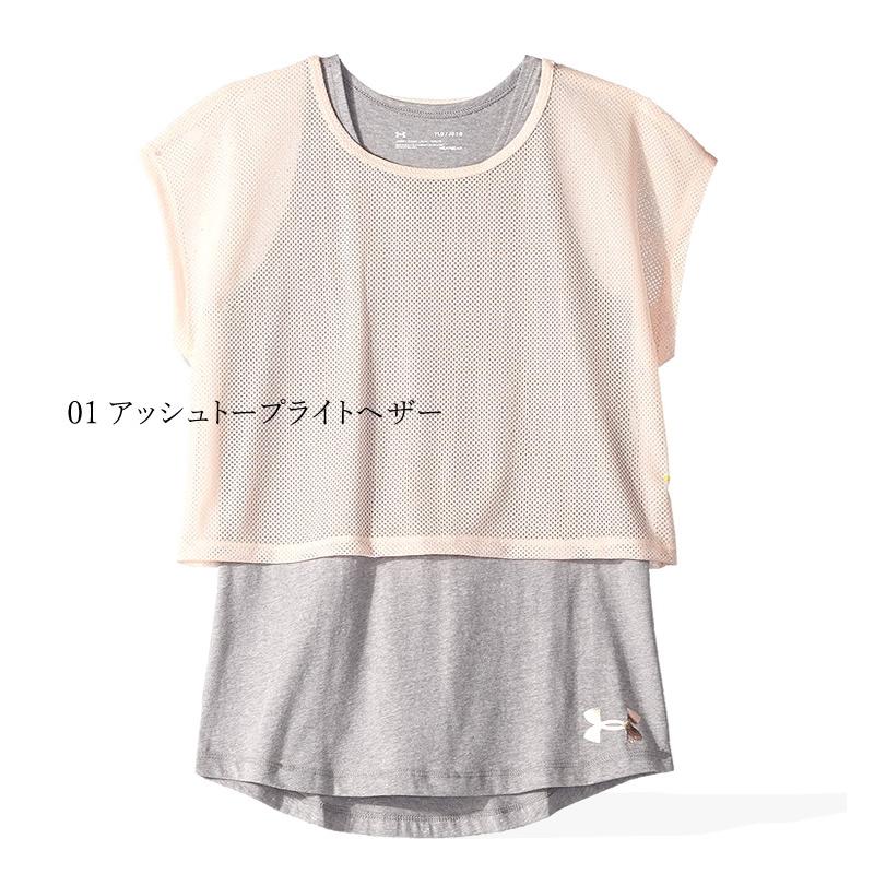 UNDER ARMOUR アンダーアーマー Tシャツ ノースリーブ アンサンブル  レディース キッズ ジュニア トレーニング  INFINITY LAYERED 1327815 (1枚までネコポス)｜craftworks｜10