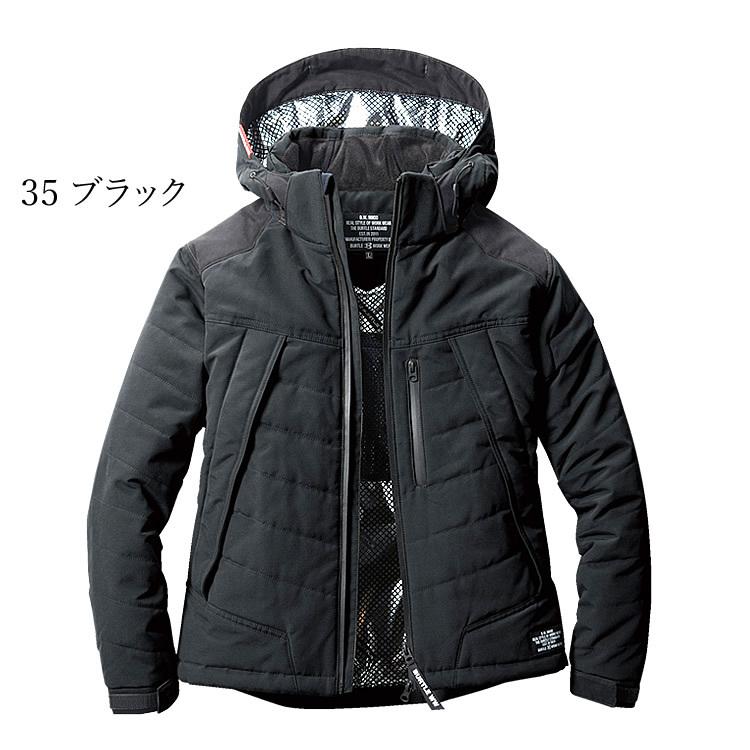BURTLE（バートル） 防寒ジャケット 防寒 防風 撥水 保温 裏アルミ 襟