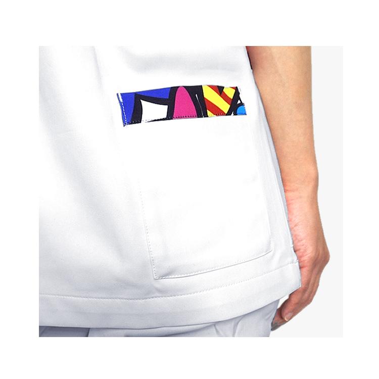 BRITTO ブリット プリントスクラブ医療 白衣 メンズ レディース 帯電防止 アイトス スクラブ 医療 白衣 ロメロブリット メディカル エステ看護