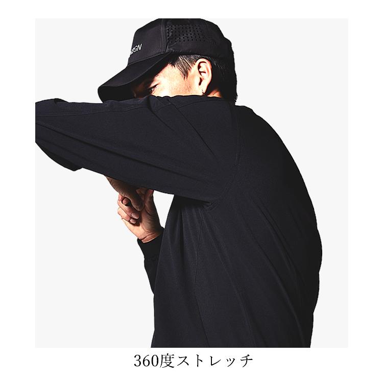 マンシングウェア ENVOY/360ストレッチロゴプリントクルーネックブルゾン TSデザイン ツナギ ストレッチ 女性 男性用 オールインワン 軽量 吸水