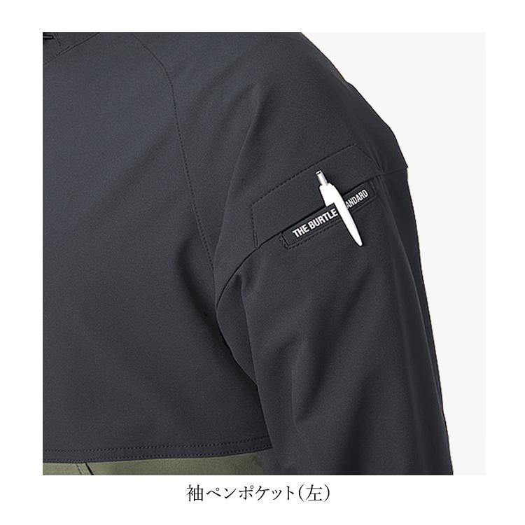 バートル ブルゾン ジャケット 作業服 作業着 BURTLE ストレッチ パーカージャケット 制電 防汚 メンズ レディース 9505 | BURTLE | 11