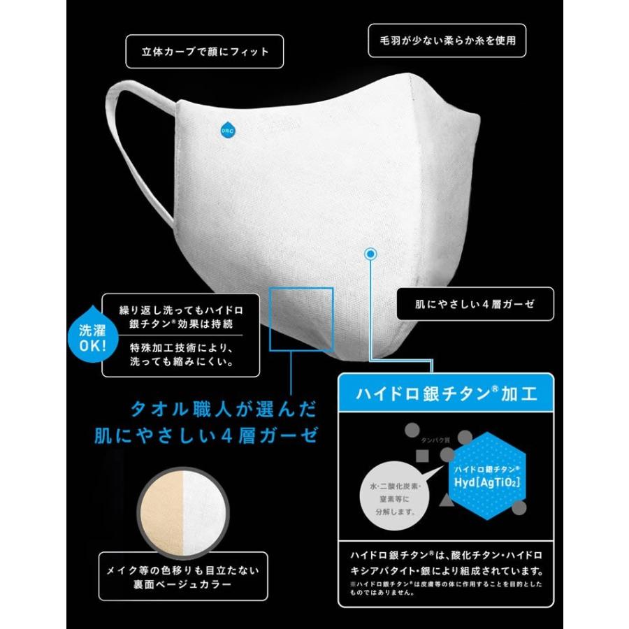 マスク ガーゼマスク ハイドロ銀チタン 洗えるマスク 立体 飛沫 感染 花粉 ホコリ 海老蔵 風邪 Dr C医薬 タオル美術館 Drc Mask1 Drc Mask1 Craftworks 通販 Yahoo ショッピング