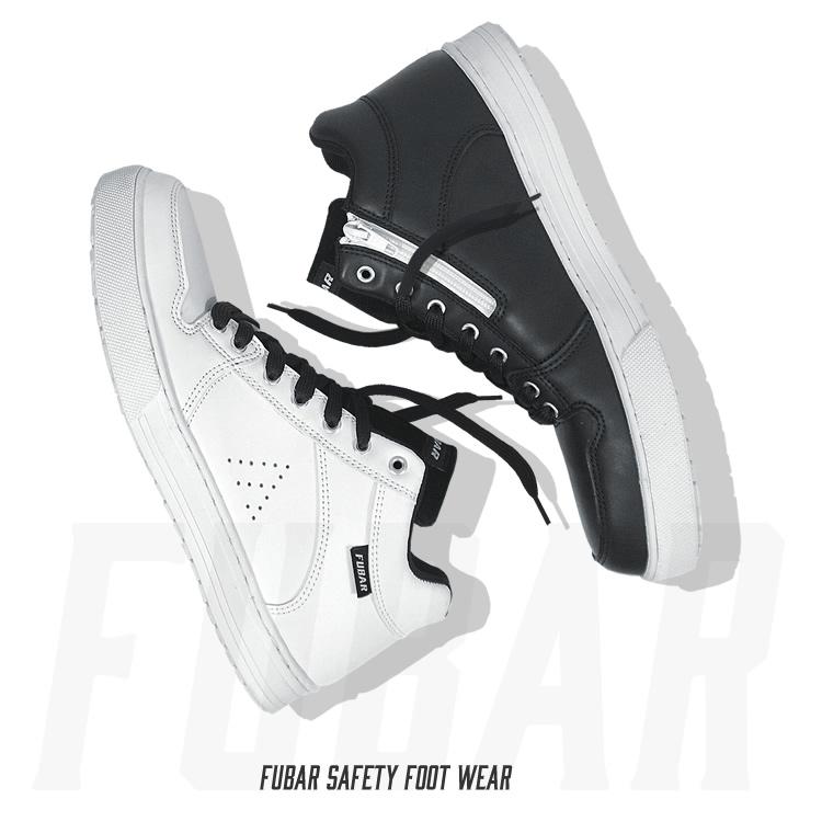 安全靴 ミドルカット FUBAR フーバー おたふく手袋 サイドファスナー クッション性 メンズ レディース 作業 仕事 現場 配達 FB-841 父の日 | FUBAR | 09
