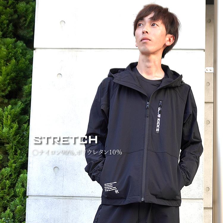 グローキックス ブルゾン ストレッチ ジップアップ パーカー グローキックス ブルゾン ストレッチ ジップアップ パーカー