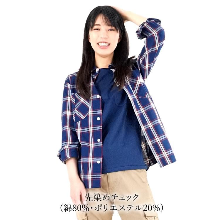 新品　SALE Lee ネルチェックシャツ　レディース Lee（リー） シャツ 長袖シャツ ネルシャツ ウエスタンチェックシャツ