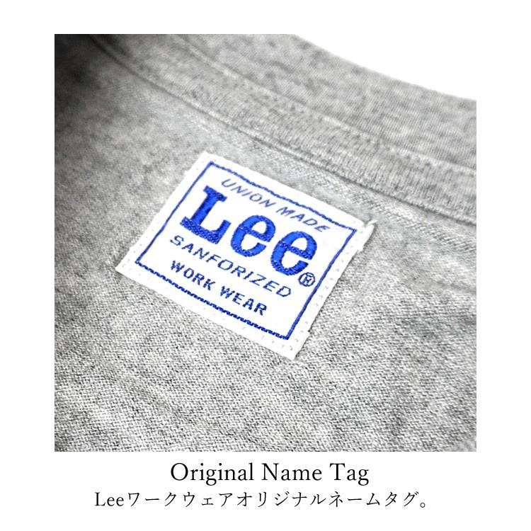 Lee（リー） Lee Tシャツ 胸ポケット 無地 メンズ＆レディース 天竺