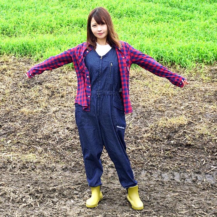 モンクワ monkuwa デニムサロペット レディース 農業 農作業 モンクワ monkuwa デニムサロペット レディース 農業 農作業