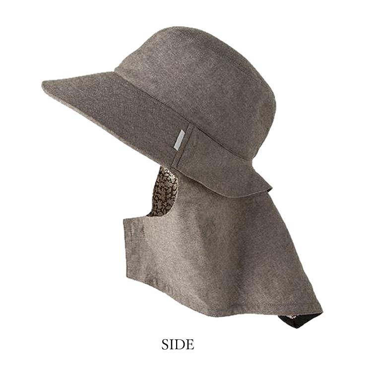 のらスタイル 農園帽子 農作業 帽子 農園フード 畑美人 UV対策 レディース 農業女子 ガーデニング 母の日 NS-132 (1枚までネコポス) |  | 08