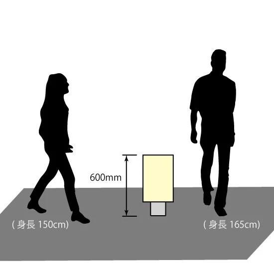 デザイン＆印刷込み】屋外 片面 シンプルブロック看板【310×450