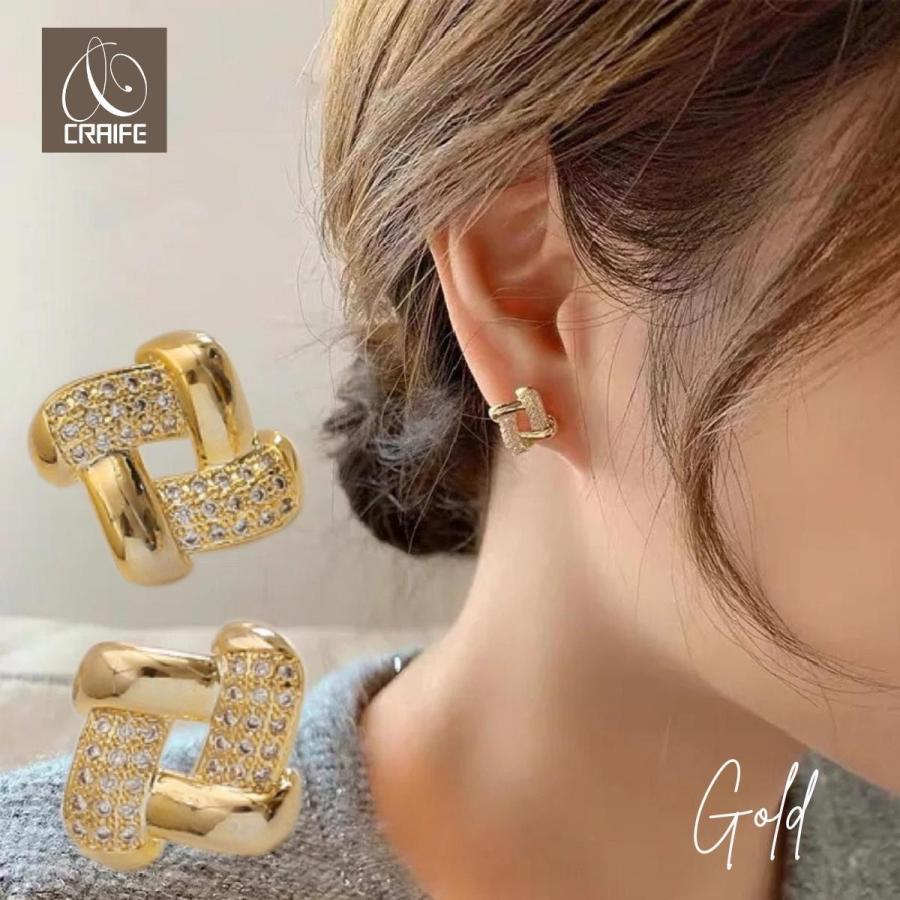 ピアス ジルコニア キラキラ 両耳セット 金属アレルギー対応 18k コーティング ニッケルフリー レディース 大人 かわいい ジュエリー ゴールド 送料無料 A Er 15 Craife クライフ 通販 Yahoo ショッピング