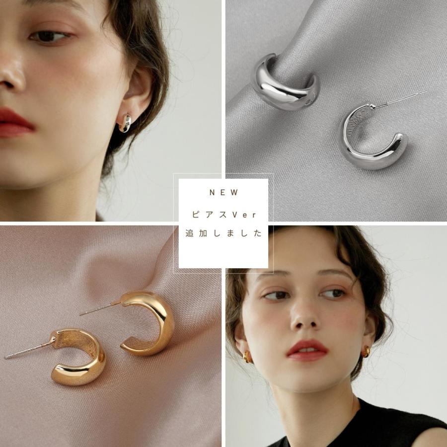 イヤリング ピアス見え ピアス Verも有り 金属アレルギー対応 18K