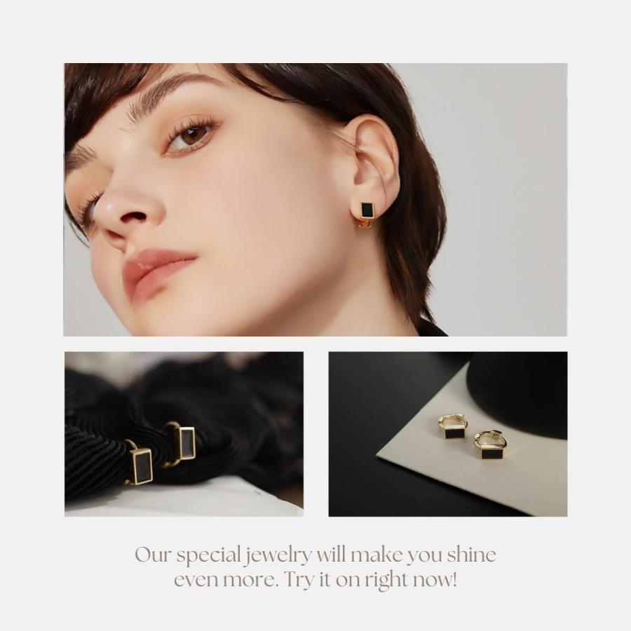 ピアス 金属アレルギー対応 スクエア K18 コーティング ニッケルフリー