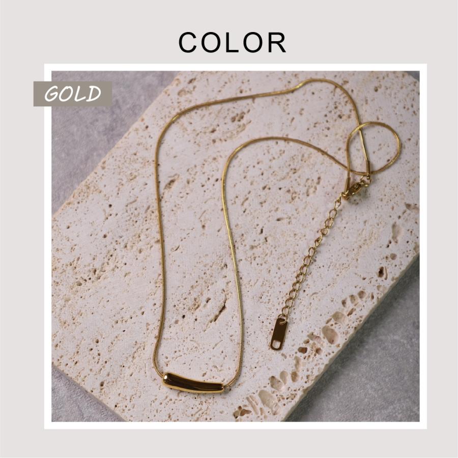 サージカルステンレス ネックレス 金属アレルギー対応 18K