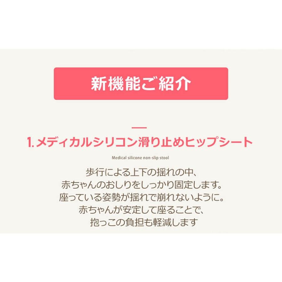 抱っこひも おんぶ紐 新生児から使える ベビーキャリー ヒップシート 腰ベルト 前向き抱っこ 男性も使える あかちゃんだっこ 新生児 よだれカバー 横向き｜cran｜03