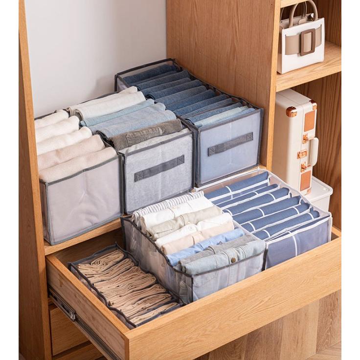 衣類2個セット ランジェリー3個セット 収納ケース 仕切り 収納ボックス 折り畳み ズボン Tシャツ 仕切りケース 整理 タンス収納 引き出し |  | 01