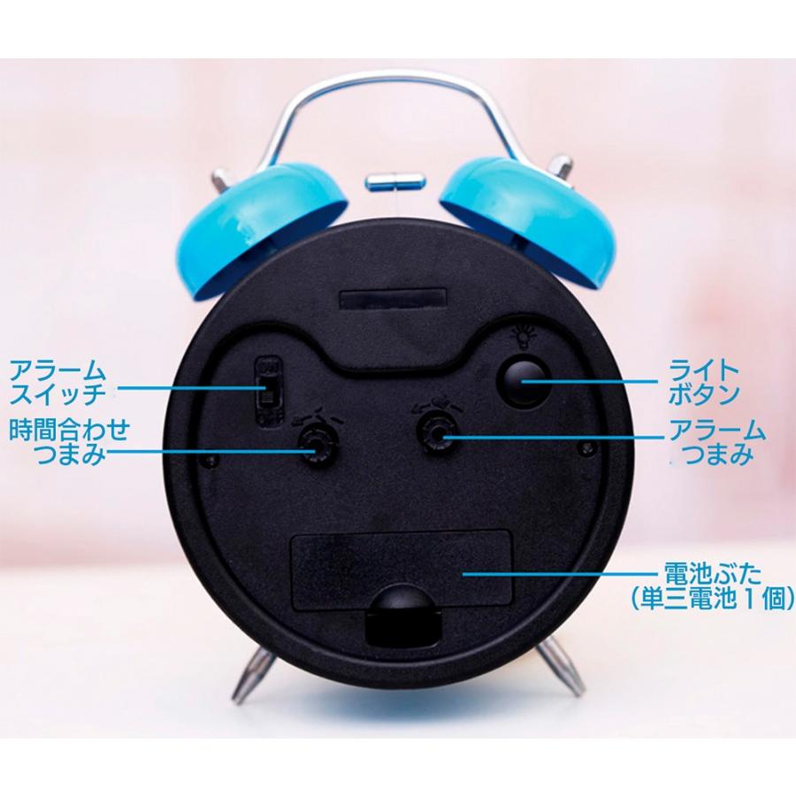目覚まし時計 大音量 アラーム ツインベル 子供 学生 寝室 シンプル 正確動作 かわいい おしゃれ アナログ ライト 置き時計 送料無料 |  | 14