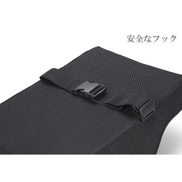 クッション 低反発 ランバーサポート 腰クッション オフィス 椅子 車用 腰枕 背あてクッション RoHS安全基準クリア 取付バンド調節可能 洗える 介護用クッション |  | 11