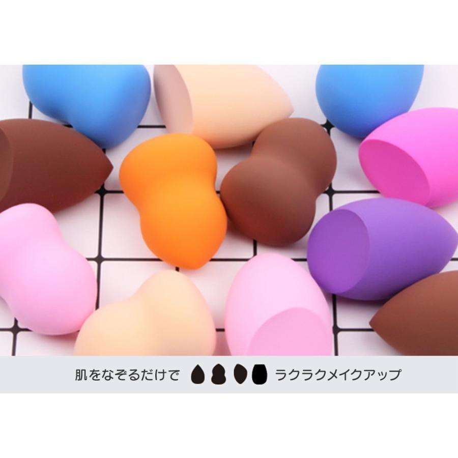 メイクスポンジ 化粧 スポンジ パフ 立体 ひょうたん型 ファンデーション ティアドロップ ３D クッション 湿乾両用 メイクアップスポンジ 送料無料 |  | 04