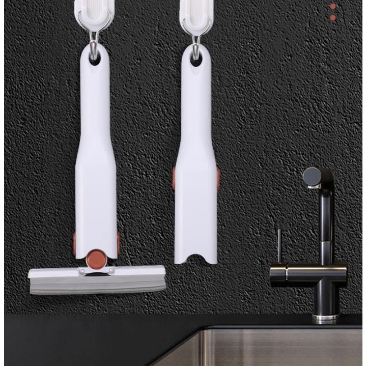 ミニモップ 水拭き 替えスポンジ2個付き 乾湿両用 小型 多機能 スポンジぞうきん お掃除グッズ 吸水モップ 洗える ほこり取り 省スペース おしゃれ |  | 06