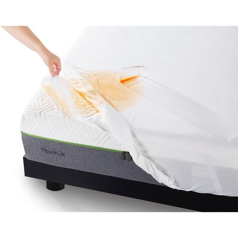 TEMPUR (テンピュール) マットレスプロテクター マットレスシーツ S シングル 幅98×200cm 厚み15?30?対応 防水