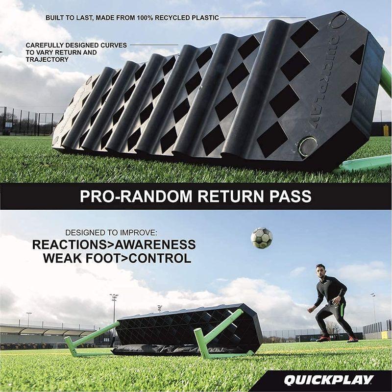 QUICKPLAY (クイックプレイ) リプレイステーション プロ仕様のサッカーリバウンドボード 2種類の表面加工 角度調節可能 設備、備品 