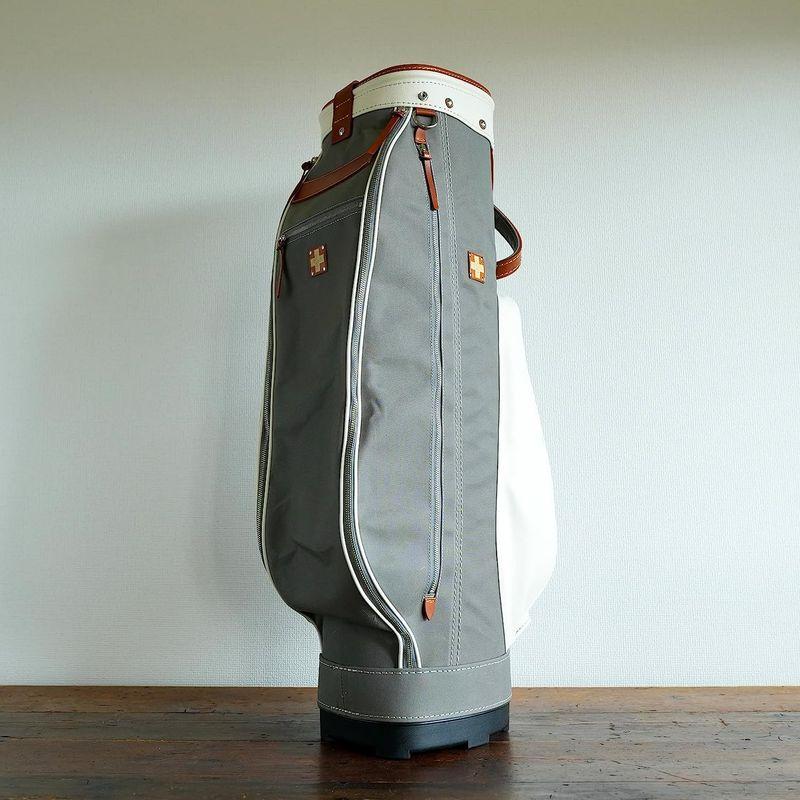 最安値❕ 木の庄帆布 KinoshoTRANSIT クロスハンドルキャディバッグ KHG22-CH02WN- 2023年新バージョン 9.5型 口枠6 【1374023482】(48206円)