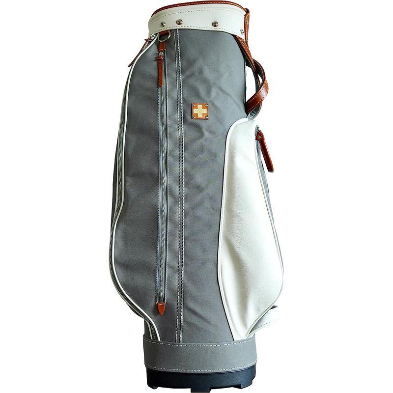 最安値❕ 木の庄帆布 KinoshoTRANSIT クロスハンドルキャディバッグ KHG22-CH02WN- 2023年新バージョン 9.5型 口枠6 【1374023482】(48206円)