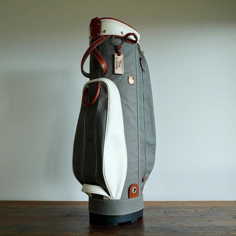 最安値❕ 木の庄帆布 KinoshoTRANSIT クロスハンドルキャディバッグ KHG22-CH02WN- 2023年新バージョン 9.5型 口枠6 【1374023482】(48206円)