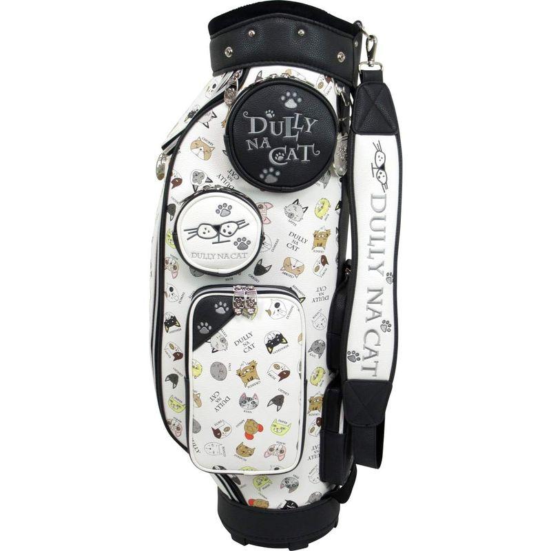 DULLY NA CAT(ダリーナキャット) キャディバッグ 8.5型 DN-CB02 シルバー 5型 NA CAT ダリーナキャット キャディバッグ DN CB02 シルバー