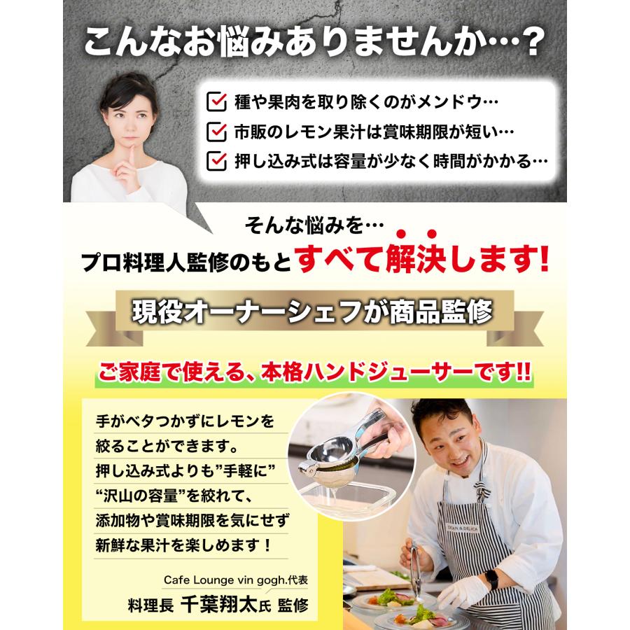 PRO CHEF レモン絞り HJ-3A