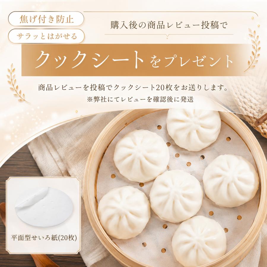 せいろ蒸し器 一式セット 24cm 2段 取扱説明書付き 蓋 中華 点心 天然
