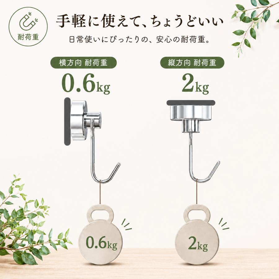 【魅せる収納】 マグネットフック 3個セット せいろ 掛け せいろ干し せいろ収納 吊り下げ 蒸籠 セイロ せいろ蒸し器 フック キッチン ステンレス 乾燥 |  | 02