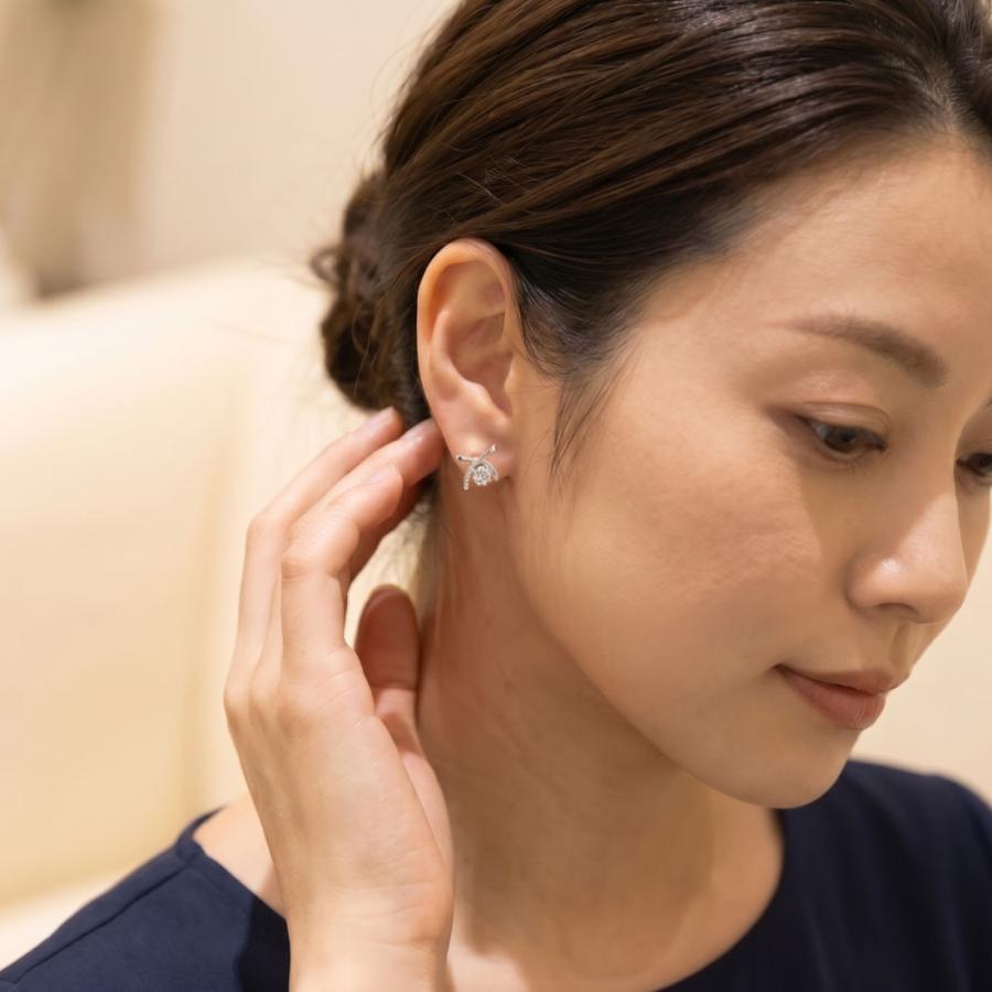 モアサナイト ピアス ハート 0.5ct レディース 金属アレルギー対応 SV925 プラチナ仕上げ K18ゴールド 両耳用 プレゼント |  | 22