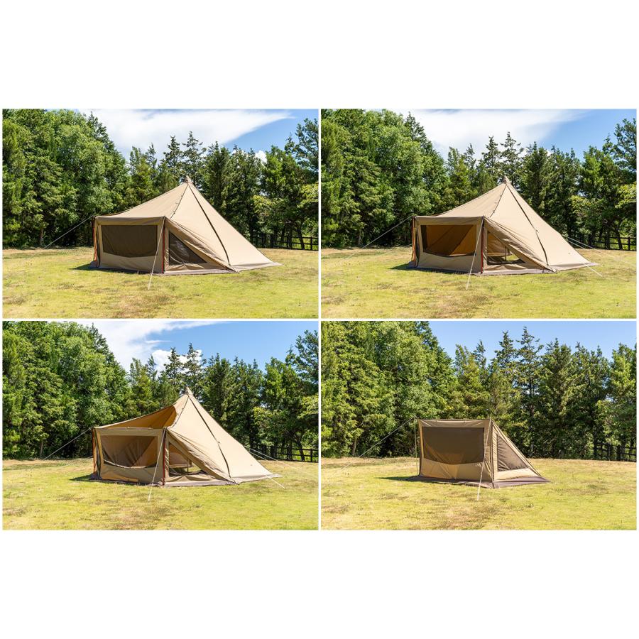 ogawa CAMPALJAPAN キャンパル タッソ メッシュスクリーン ヘプタゴン