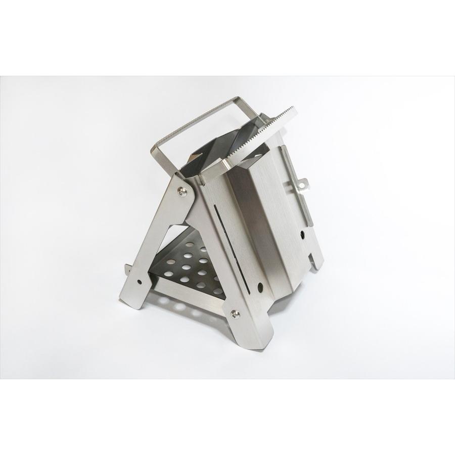 野良道具製作所 野良ストーブ-Nora Stove ソロ用焚き火台 : CRANKS