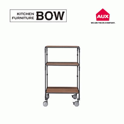 ボウ BOW テーブルワゴン BWS8202 デザイン雑貨 収納 スタイリッシュ 鉄製 アイアンラック インテリア雑貨 オークス AUX