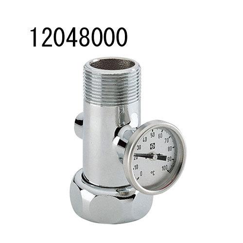 GROHE PARTS 温度計付十字アウトレット(サイズ1 1/4) 12048000 グローエ