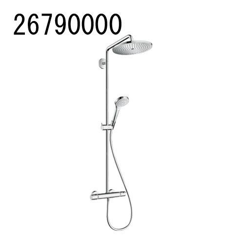hansgrohe Croma クロマ 選り分けるS シャワー導管280 1ジェット機 26790000 ハンスグローエ DIY、工具-洗面所用水栓-浴室、浴槽、洗面所