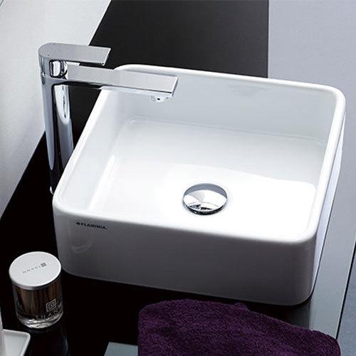 CERA　MINI　WASH　洗面器　400×400　FLMWL40　セラ　ミニウォッシュ　重量11.0kg　ホワイト