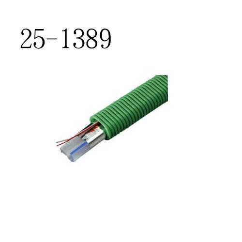 リンナイ　Φ10楕円CD付樹脂管(25m　巻)　信号線3芯　IPT-10L-DCDE-25　Rinnai　25-1389　CD管色:緑　部材