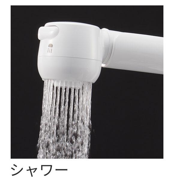 あすつく対応 SANEI シングルスプレー混合栓 K37100-W 洗髪用 あすつく対応 SANEI シングルスプレー混合栓 K37100-W 洗髪用