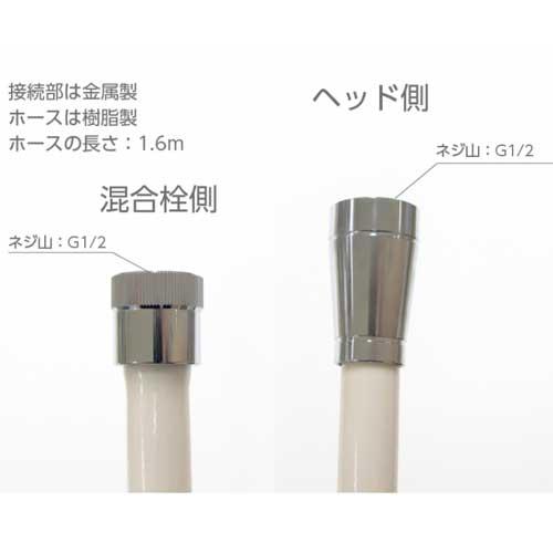 あすつく対応 SANEI シャワーホースセット PS39-CTA-WW 1.6m シャワー