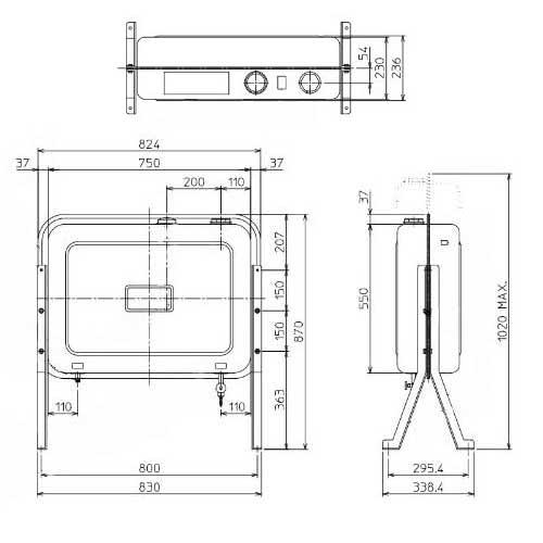 東洋アルチタイト 角タンク90型 OT-90KG オイルタンク 93L 短脚 溶融