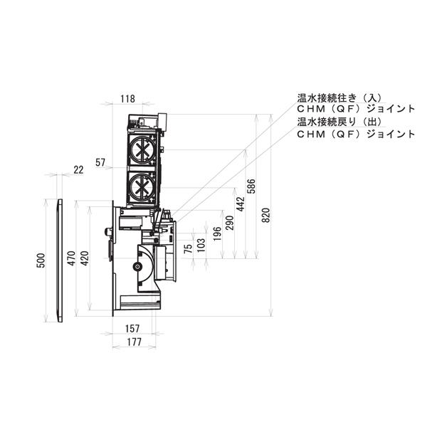 ノーリツ 浴室暖房乾燥機 BDV-J4108AUKNC-J2-BL 浴室キレイ機能付き 2