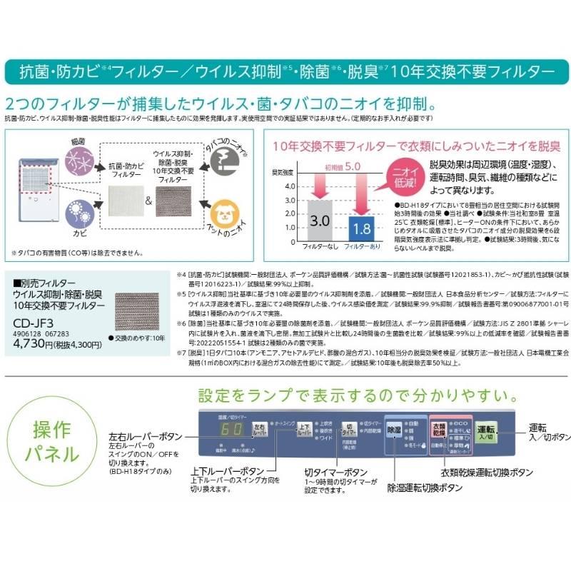 CORONA CD-H1025 コンプレッサー式 衣類乾燥 除湿器 Hシリーズ