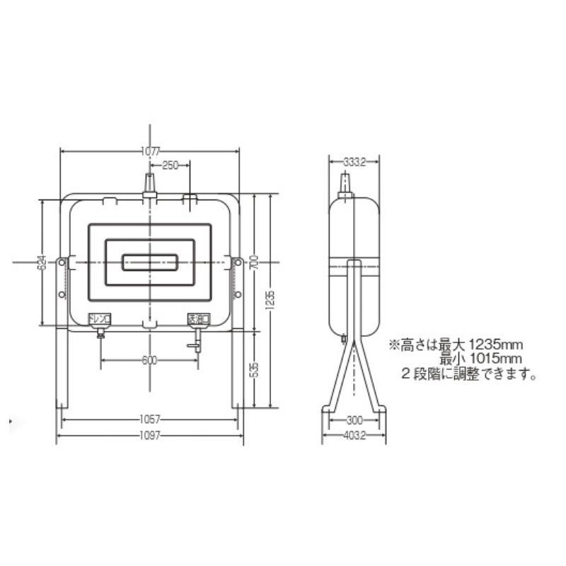「お取引中」オイルタンク200Ｌ 法人宛、メーカー直送限定】 オイルタンク 200L 角タンク 200型 OT
