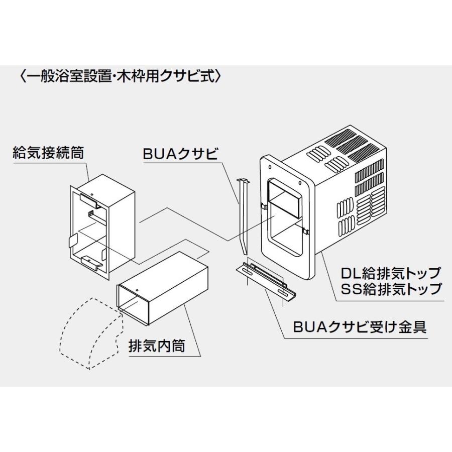 ノーリツ DL給排気トップ 301型 K 木枠用クサビ式 0701474 NORITZ