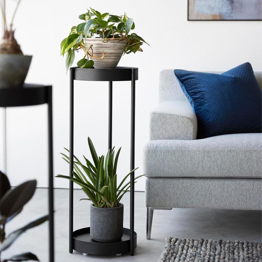 キャスター付きプランタースタンド タワー 2段 山崎実業 tower