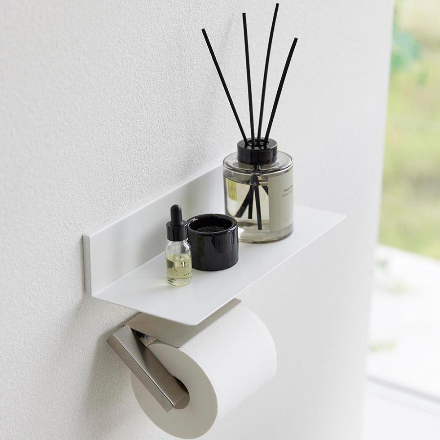 タワー tower 石こうボード壁対応浮かせるトイレ棚 ホワイト